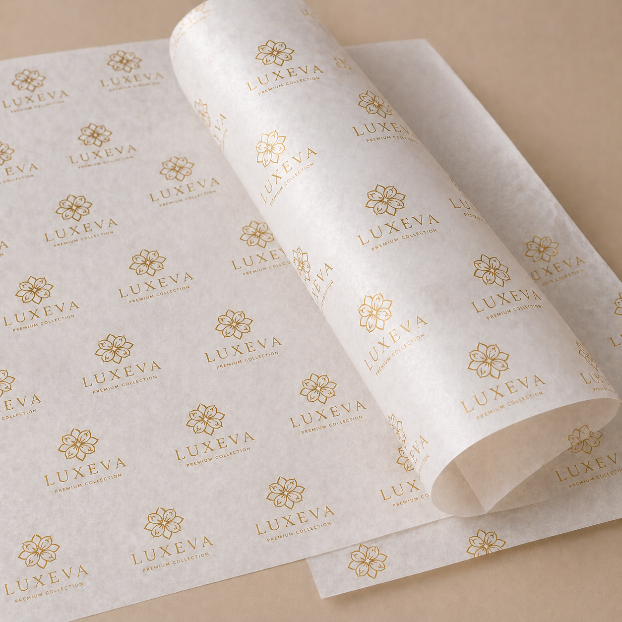 Printed tissue paper